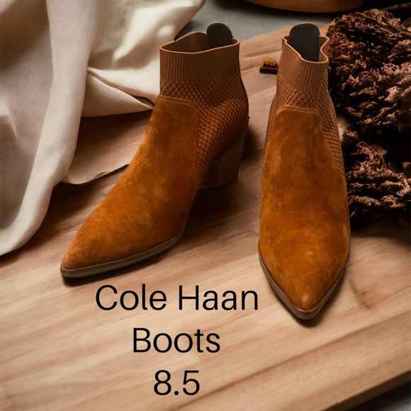 Cole Haan Suede Boots - Picture 4 of 8